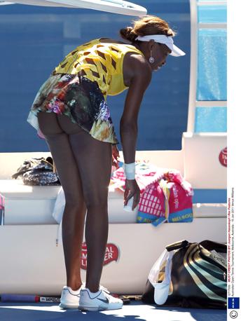 Venus 'nude look' agli Australian Open 2011. Olycom